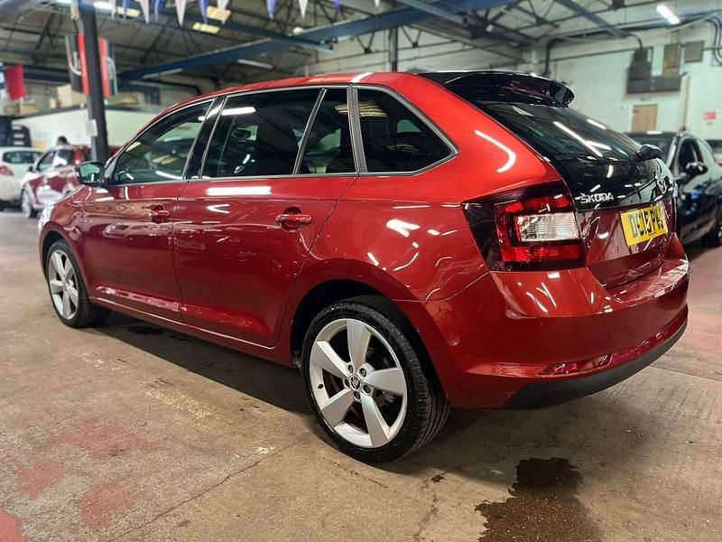 Used Skoda Rapid Sport 110 HP (80 kW) 2015 Red Hatchback