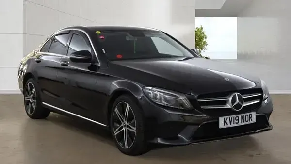 Used Mercedes C220 2019 Black Sedan