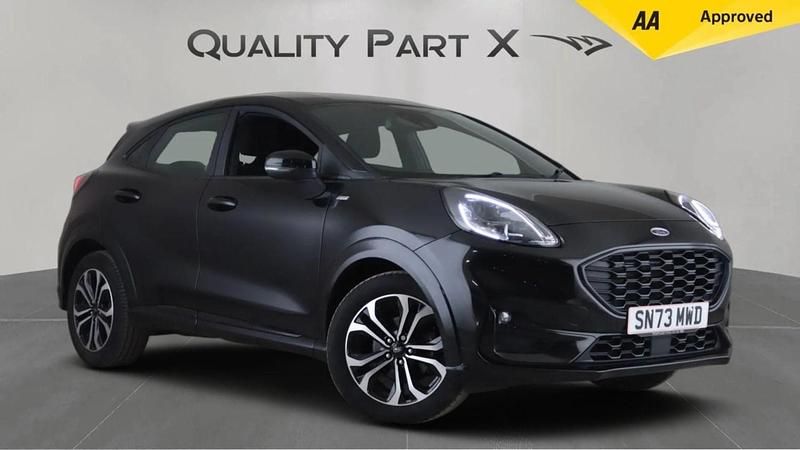 Black Used 2023 Ford Puma ST-Line SUV | £14,950 (Good price) - Image 1/4