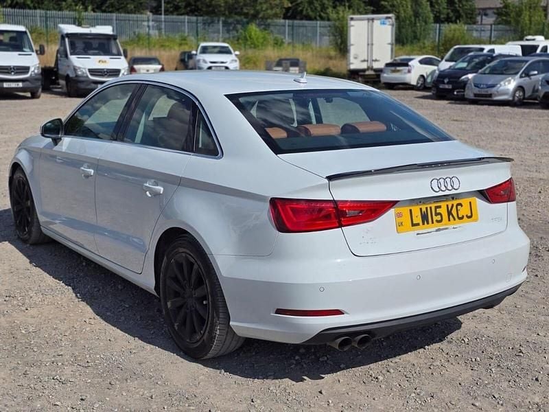 Used Audi A3 S-Line 150 HP (110 kW) 2015 White Sedan