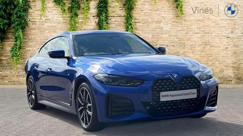 Blue Used 2022 BMW 420 Gran Coupé M Sport Coupe | £31,842 (Good price) - Image 1/4