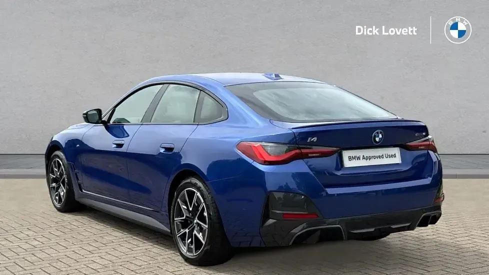 Used BMW i4 M Sport 250 kW (340 HP) 2022 Blue Sedan