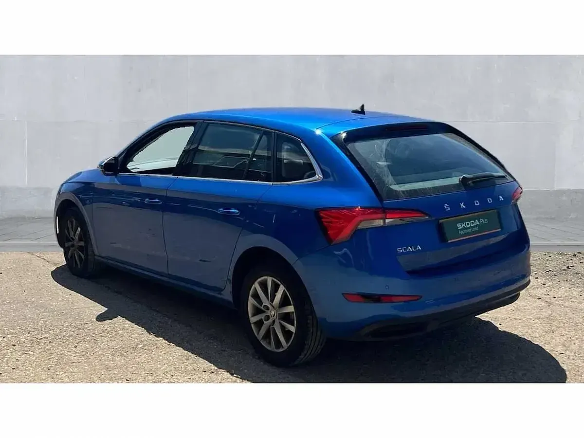 Used Skoda Scala SE Technology 150 HP (110 kW) 2022 Blue Hatchback