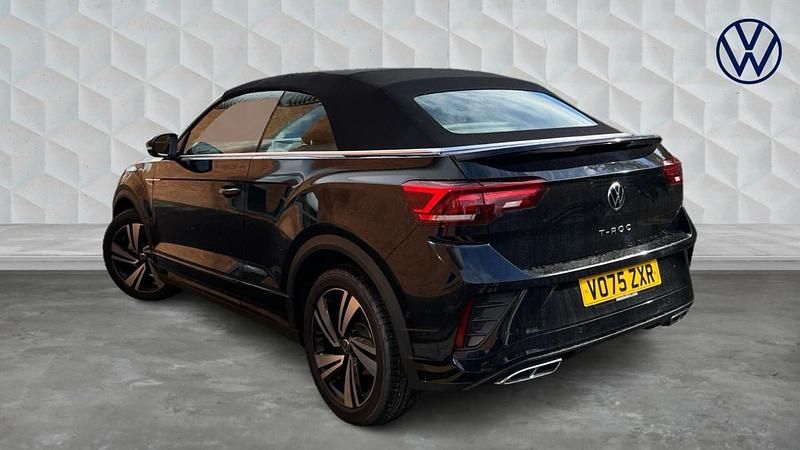 Used VW T-Roc Cabriolet R-line 150 HP (110 kW) 2025 Black Cabriolet