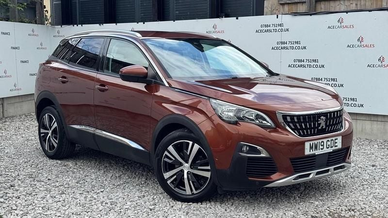 Bronze Used 2019 Peugeot 3008 Allure Hatchback | £9,795 (Good price) - Image 1/4