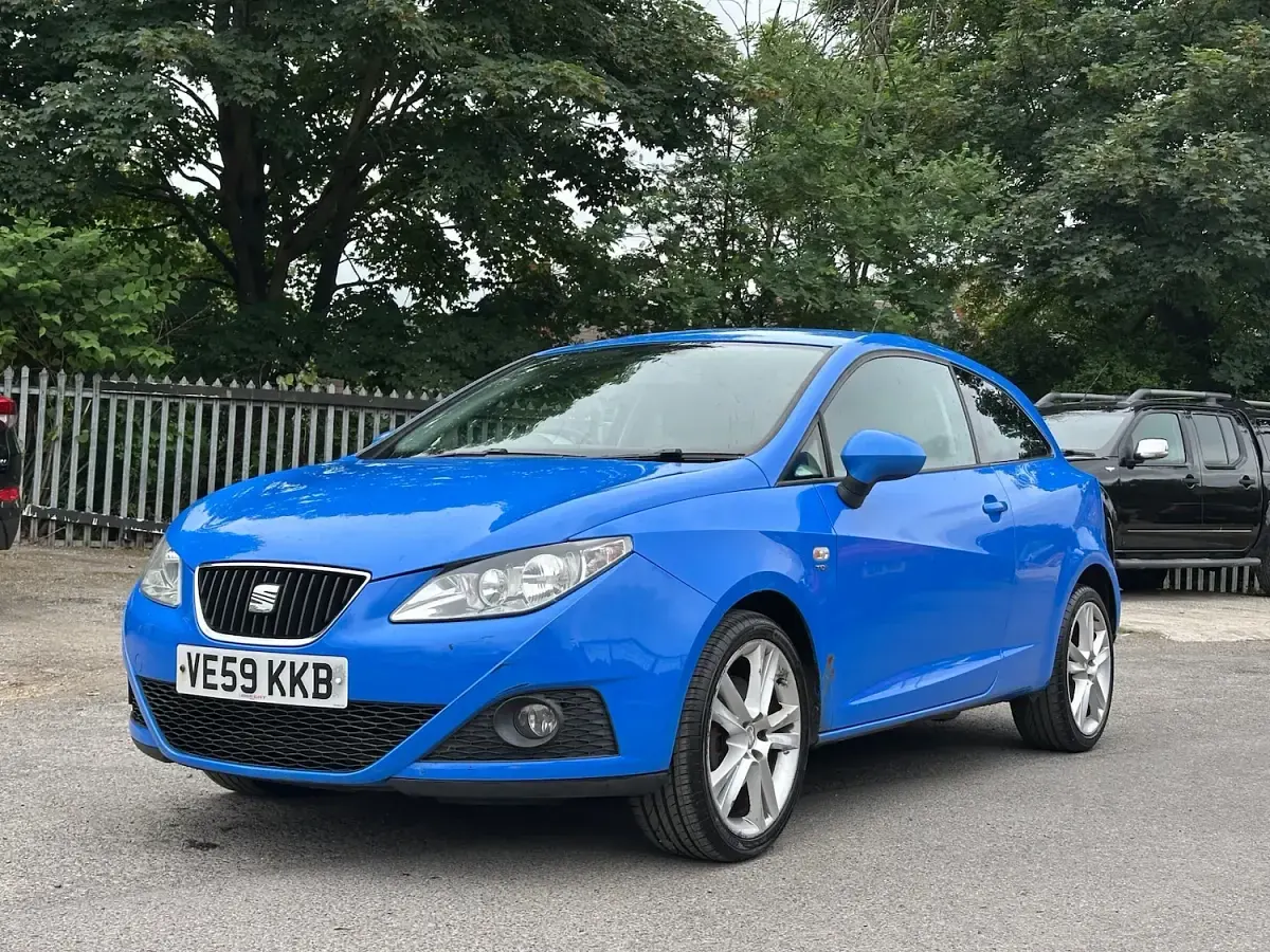 Used Seat Ibiza Sport 90 HP (66 kW) 2009 Blue Hatchback