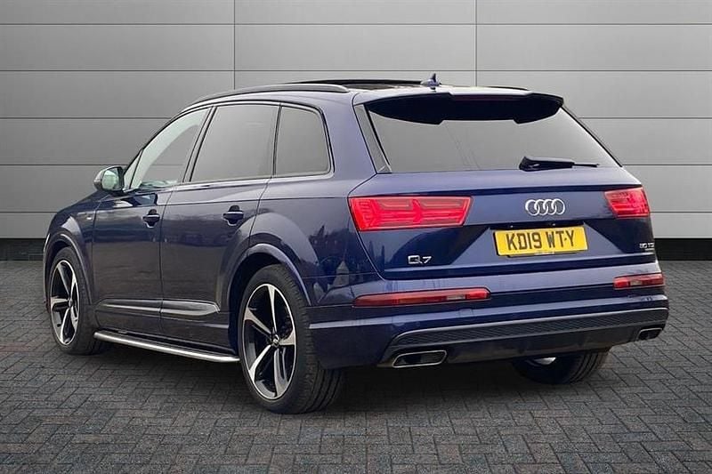 Used Audi Q7 Black Edition 286 HP (210 kW) 2019 Blue SUV