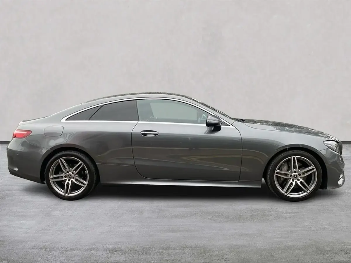 Used Mercedes E300 AMG line 245 HP (180 kW) 2019 Grey Coupe