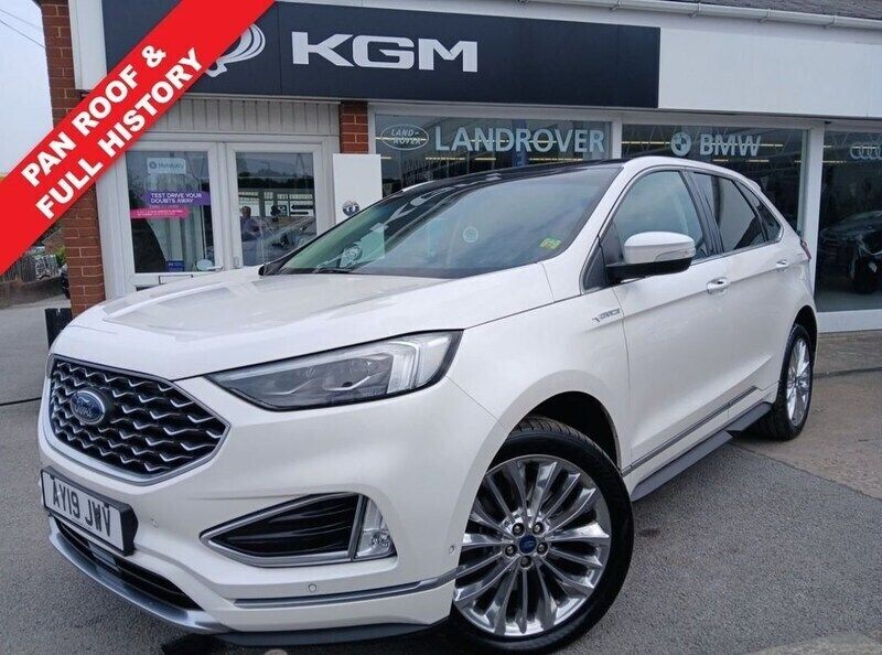 White Used 2019 Ford Edge Vignale SUV | £21,999 (Expensive) - Image 1/4