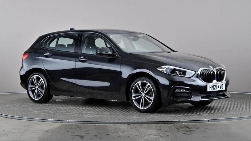 Black Used 2021 BMW 118 Sport Line Hatchback | £16,698 (Fair price) - Image 1/3