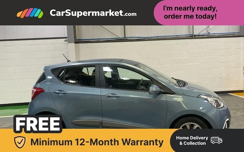 Used Hyundai i10 Premium 87 HP (63 kW) 2015 Blue Hatchback
