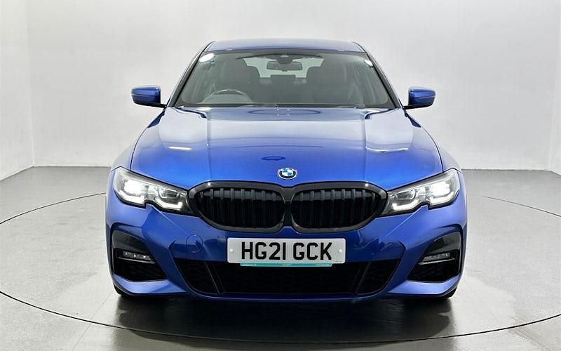 Used BMW 330e M Sport 292 HP (214 kW) 2021 Blue Sedan