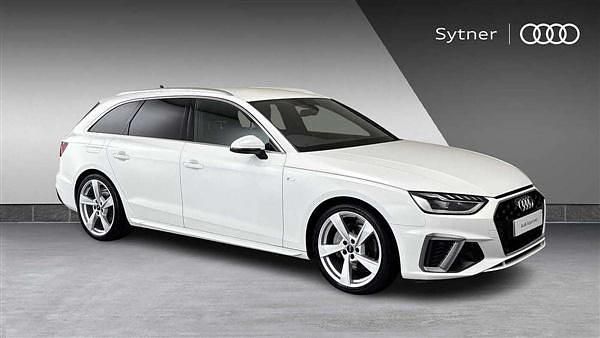 White Used 2022 Audi A4 S-Line Estate | £28,000 (Fair price) - Image 1/4