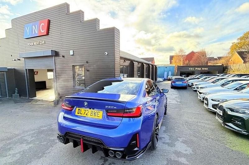 Blue Used 2023 BMW 330e M Sport Sedan | £29,991 (Expensive) - Image 1/1