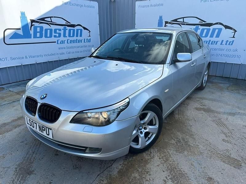 Used BMW 520 2007 Silver Sedan
