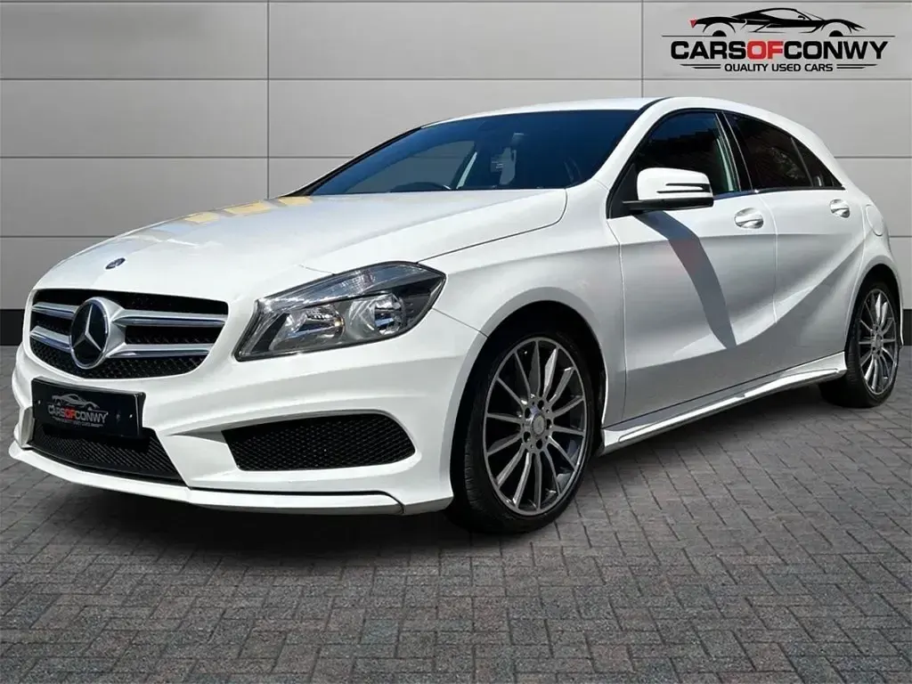 Used Mercedes A200 AMG 136 HP (100 kW) 2015 White Hatchback