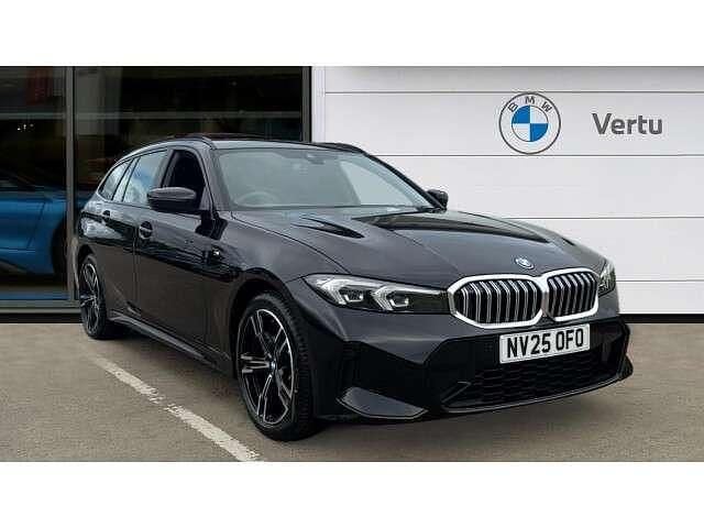 Black Used 2025 BMW 330e M Sport Estate | £39,950 (Fair price) - Image 1/4