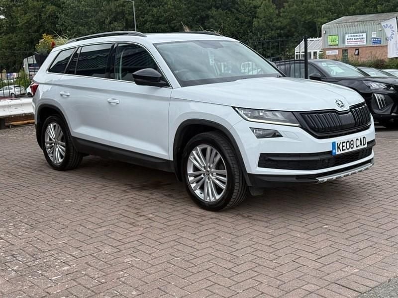 White Used 2017 Skoda Kodiaq SE L SUV | £17,298 (Good price) - Image 1/4