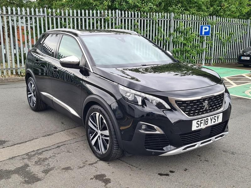 Black Used 2018 Peugeot 3008 GTi Hatchback | £13,495 (Fair price) - Image 1/4