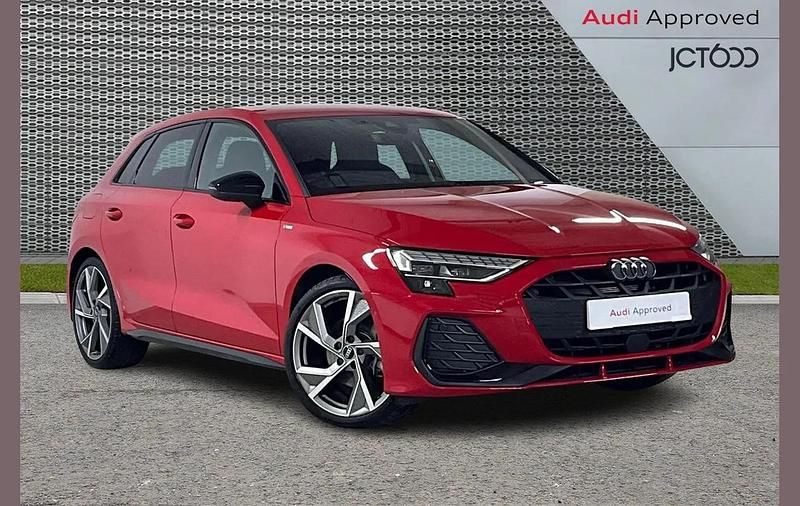 Used Audi A3 Black Edition 147 HP (108 kW) 2025 Red Hatchback