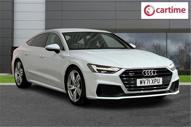 White Used 2021 Audi A7 Sportback S-Line Hatchback | £35,891 (Expensive) - Image 1/3