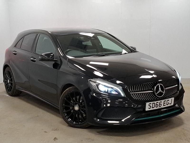 Used Mercedes A220 Premium 177 HP (130 kW) 2016 Black Hatchback