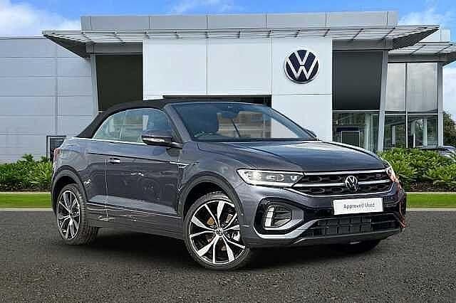 Smokey grey Used 2025 VW T-Roc R-line SUV | £36,450 - Image 1/4