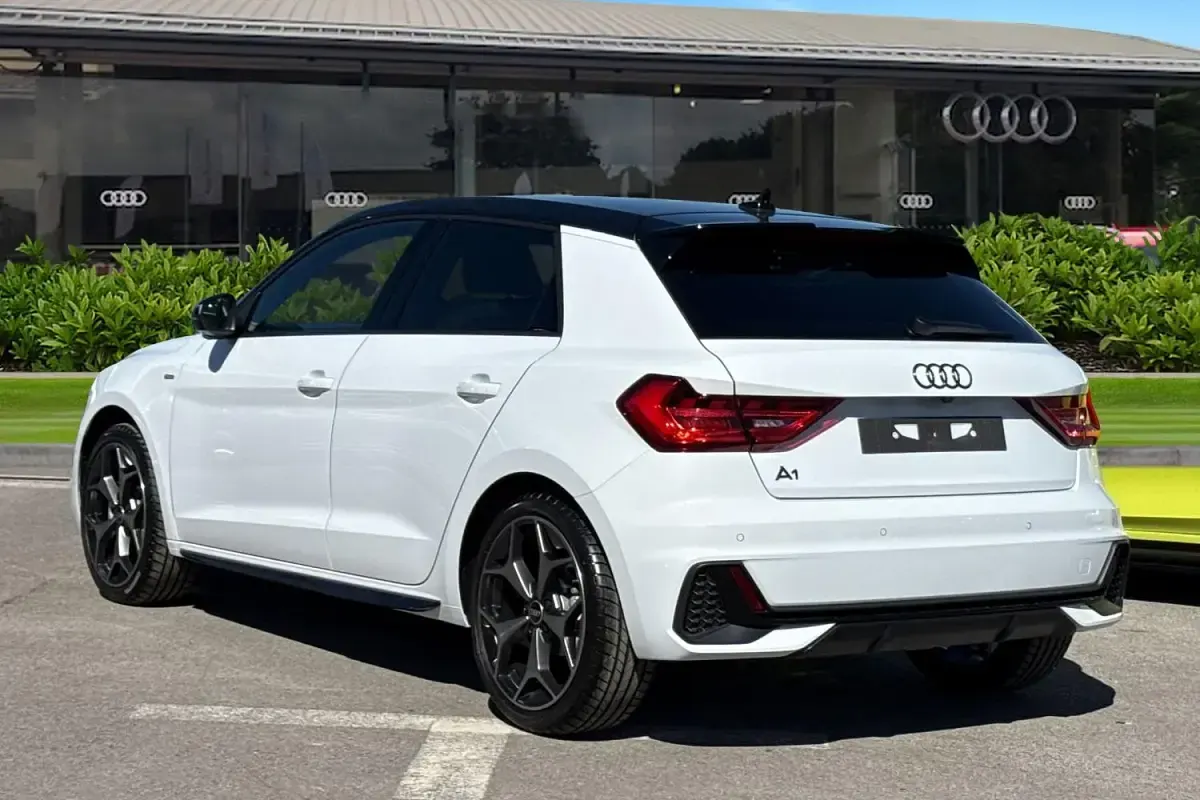 New Audi A1 Sportback Black Edition 2026 White Hatchback
