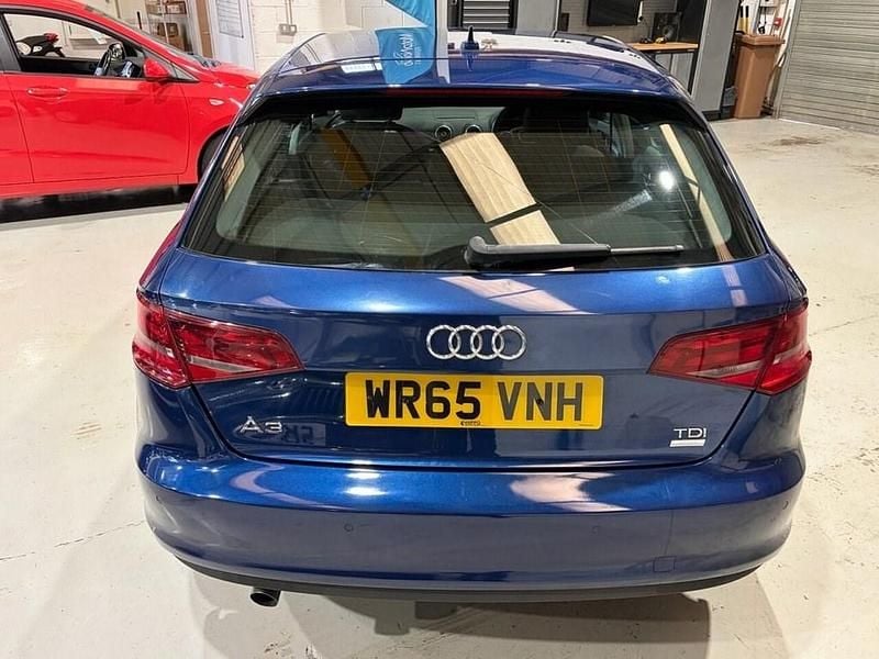 Used Audi A3 Sportback Design 110 HP (80 kW) 2015 Blue Hatchback