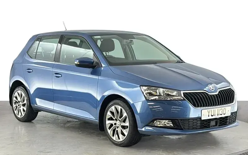 Used Skoda Fabia SE Drive 60 HP (44 kW) 2021 Blue Hatchback