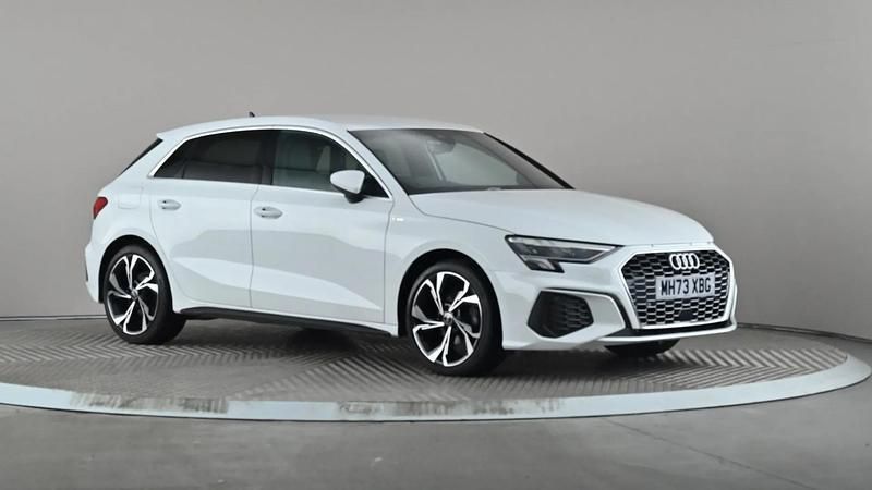 White Used 2024 Audi A3 S-Line Hatchback | £20,998 (Fair price) - Image 1/4
