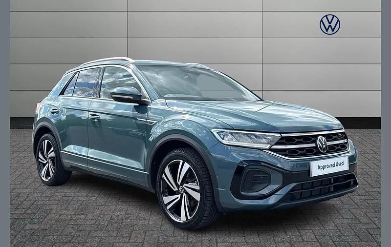 Blue Used 2024 VW T-Roc R-line SUV | £28,789 (A bit pricey) - Image 1/4