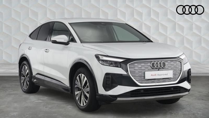 White Used 2024 Audi Q4 e-tron Advanced SUV | £33,500 - Image 1/4