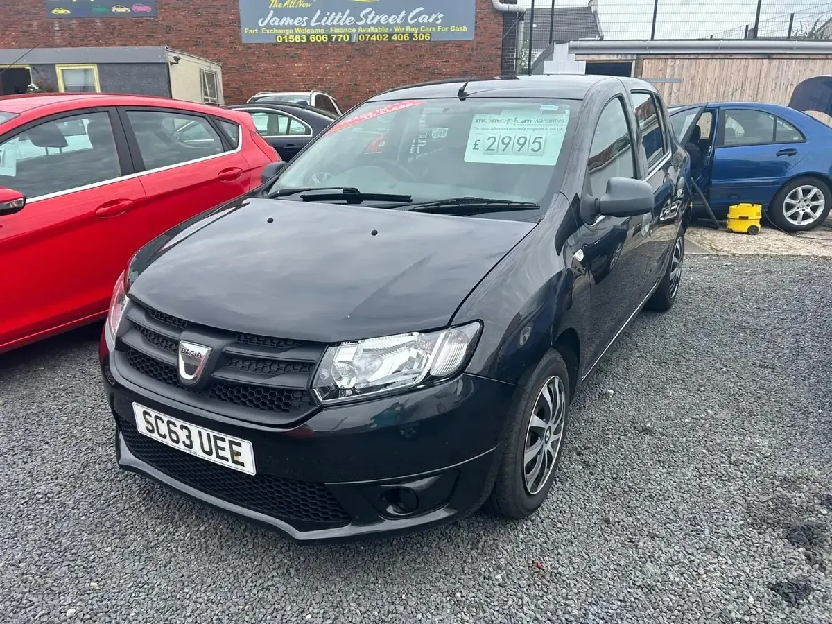 Used Dacia Sandero Ambiance 75 HP (55 kW) 2014 Black Hatchback