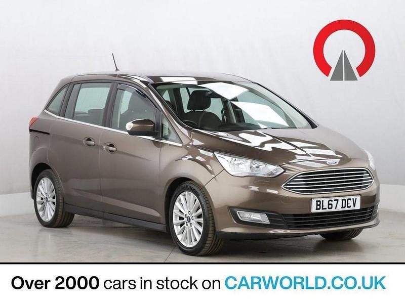 Used Ford Grand C-Max Titanium 125 HP (91 kW) 2018 Brown MPV