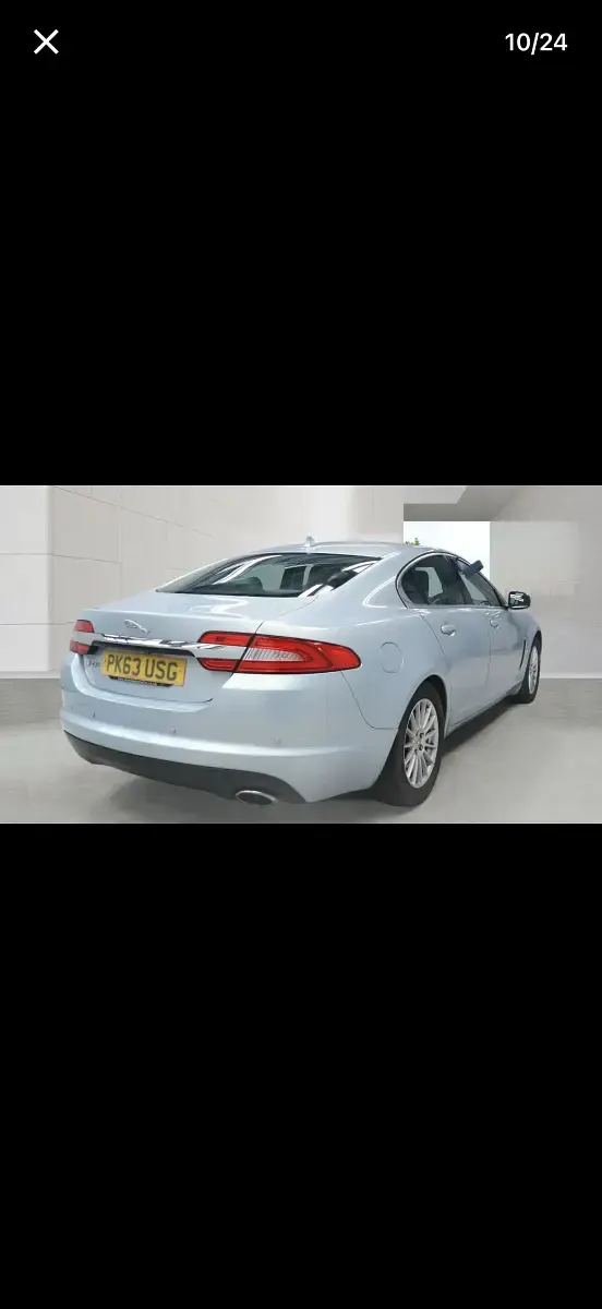 Second-hand Jaguar XF Luxury 163 CP (119 kW) 2014 Argintiu Berlinǎ
