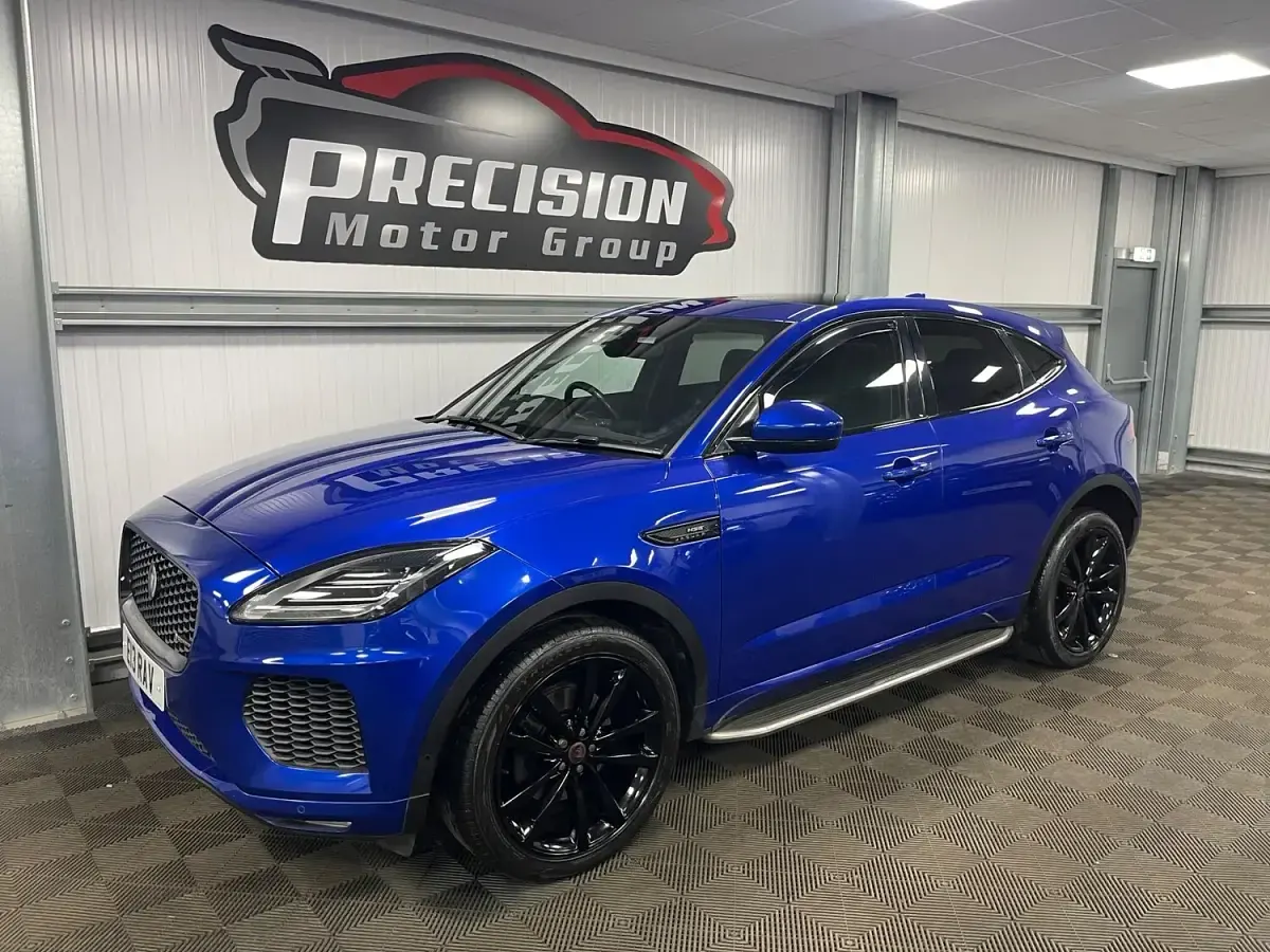 Used Jaguar E-Pace R-Dynamic 180 HP (132 kW) 2018 Blue SUV