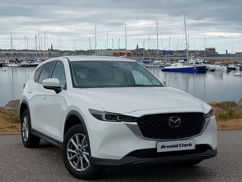White Used 2024 Mazda CX-5 Center-Line SUV | £21,498 (Good price) - Image 1/4
