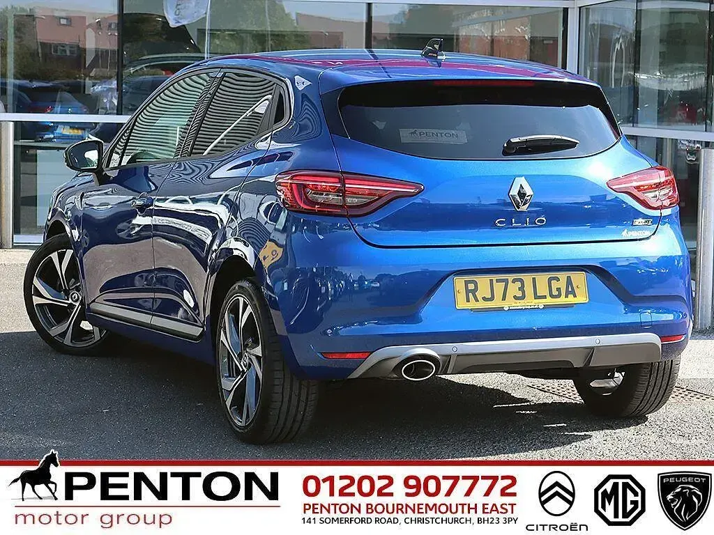 Used Renault Clio RS Line 90 HP (66 kW) 2023 Blue Hatchback