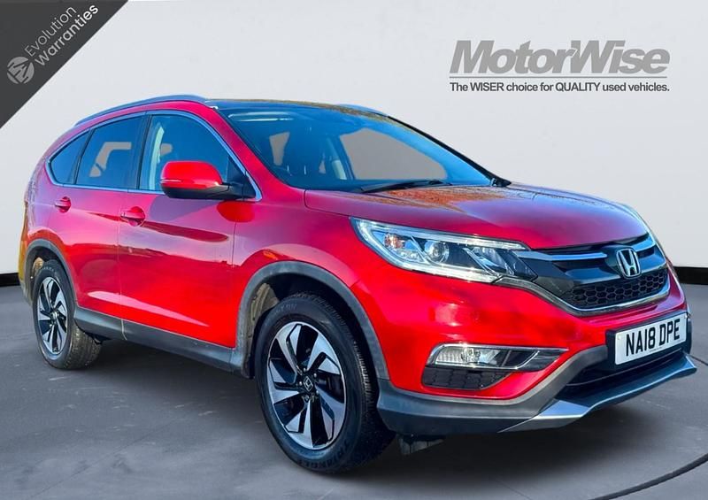 Red Used 2018 Honda CR-V EX SUV | £14,495 (Good price) - Image 1/4