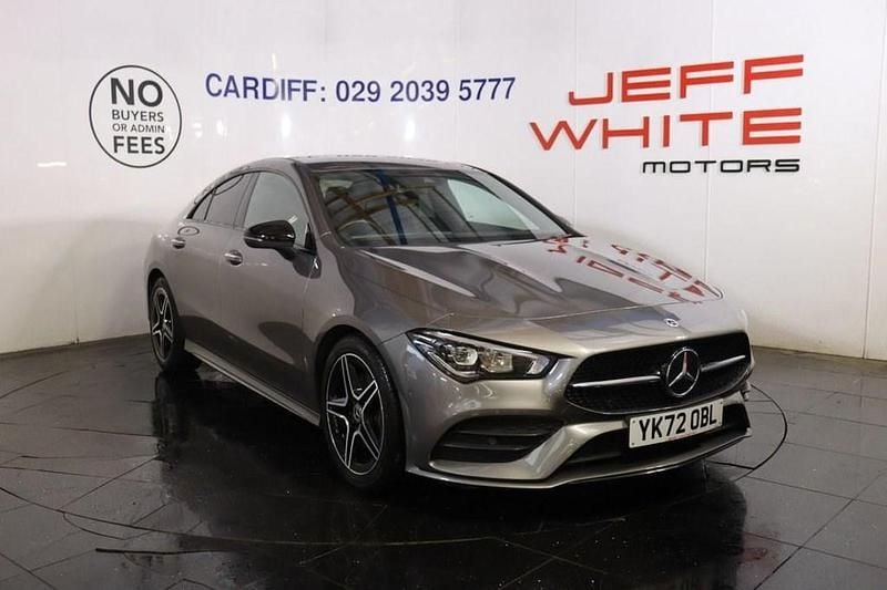 Grey Used 2022 Mercedes CLA200 AMG line Coupe | £22,988 (Fair price) - Image 1/4