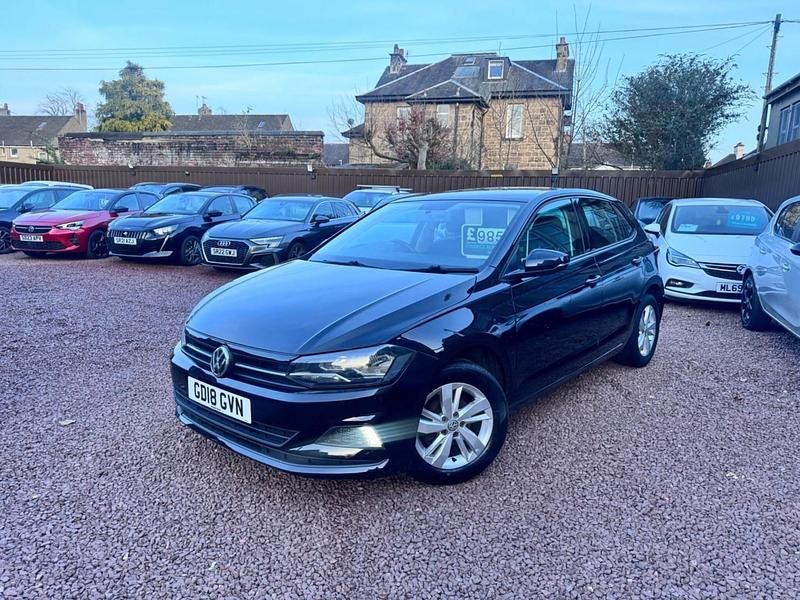 Begagnad VW Polo SE 65 HK (47 kW) 2018 Svart Halvkombi