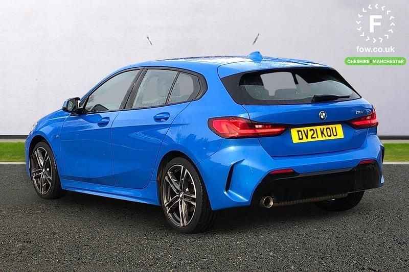 Used BMW 118 M Sport 136 HP (100 kW) 2021 Blue Hatchback