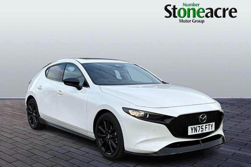White New 2025 Mazda 3 Homura-Line Hatchback | £24,990 - Image 1/1