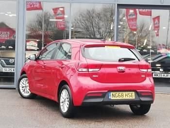 Used Kia Rio 99 HP (72 kW) 2019 Red Hatchback