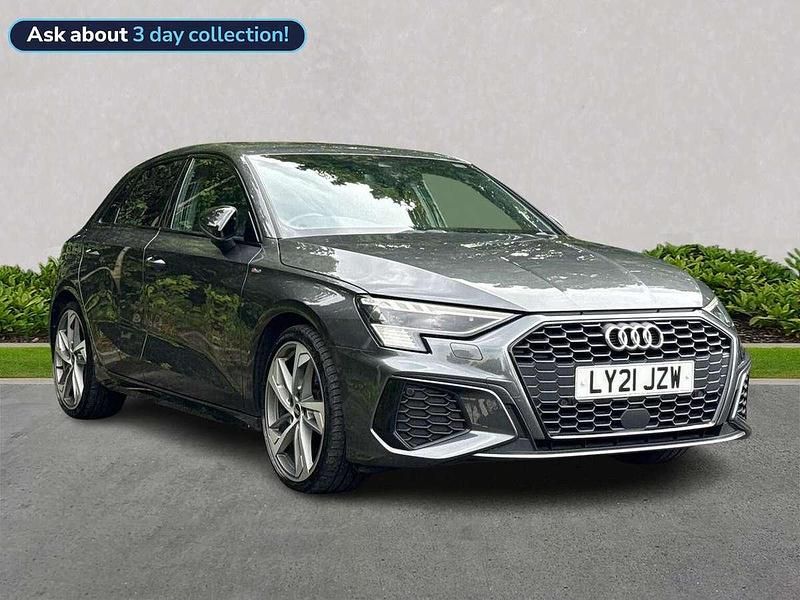 Grey Used 2021 Audi A3 Comfort Hatchback | £21,520 (A bit pricey) - Image 1/4