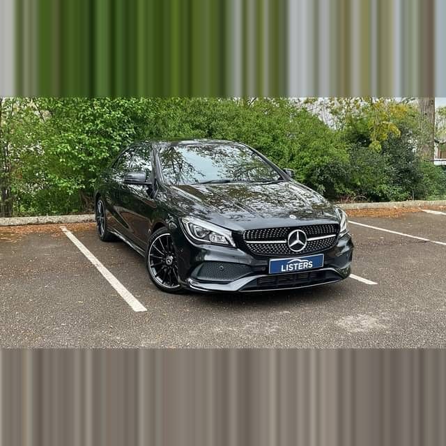 Metallic cosmos black Used 2018 Mercedes 220 AMG line Coupe | £16,950 (Fair price) - Image 1/4