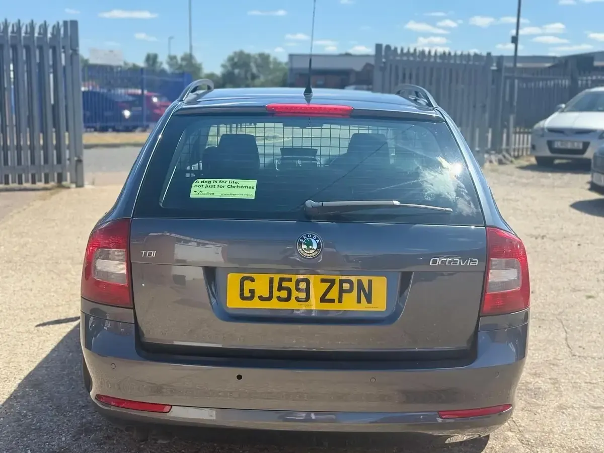 Used Skoda Octavia Elegance 103 HP (75 kW) 2009 Grey Estate