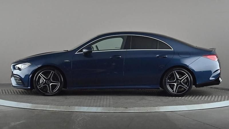 Used Mercedes CLA35 AMG 306 HP (225 kW) 2022 Blue Coupe