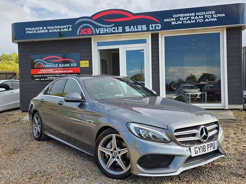 Used Mercedes C200 AMG line 2018 Grey Sedan